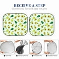 thumbnail image 6 of Naloa Cartoon Fruit 2 Piece Foldable Car Sun Shades, Car Windshield Sunshade, Front Window Sunshade for Car, Truck, SUV - Medium, 6 of 7