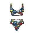 thumbnail image 4 of Daiia Vehicles Cartoon with Funny Drivers,Animal Drivers Women's Bikini Set Two Piece Swimsuit High Waisted Bikini Adjustable Straps Bikini Perfect for Beach, Pool, and Summer Vacation-XX-Large, 4 of 9