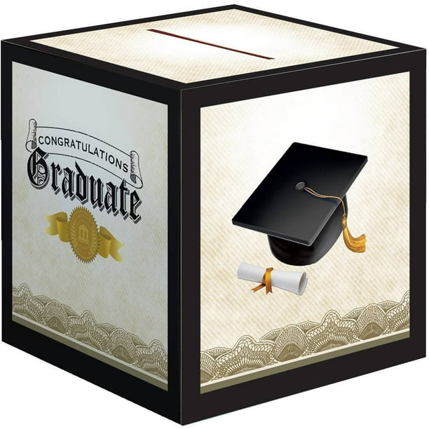 Cap and Gown Graduation Card Box Each