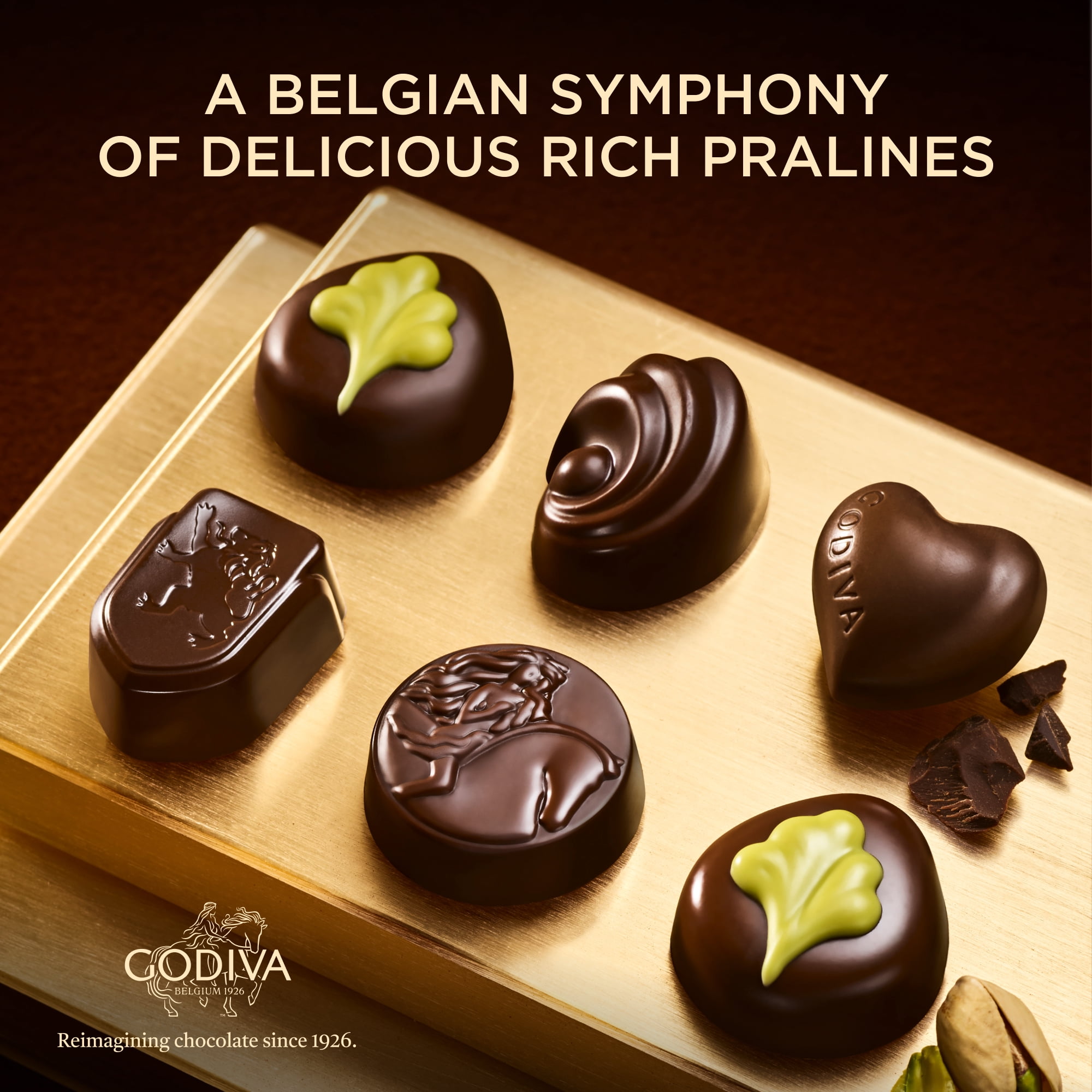 GODIVA, Dark Chocolate Gift Box, 15 Pieces, Kosher - Walmart.com