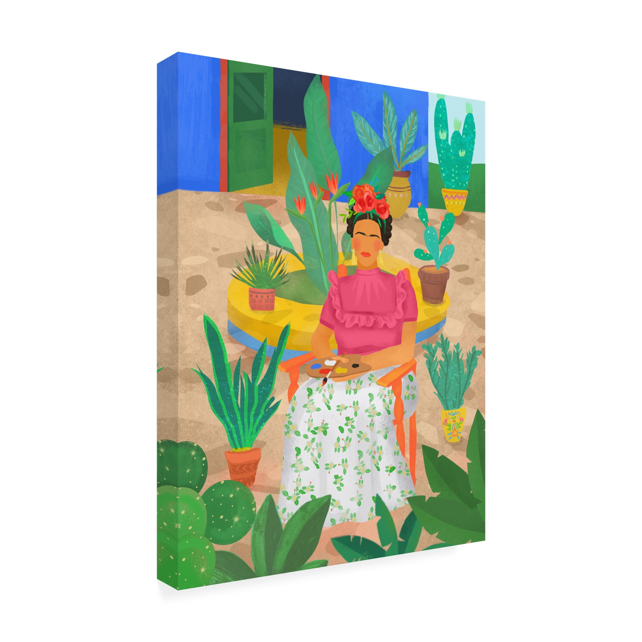 Trademark Fine Art Petra Lizde  Frida Canvas Wall Art