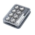 thumbnail image 1 of pdqouc Moules à Glaçons Réutilisables en Forme de Cœur en Acier Inoxydable Ensemble Cadeau pour Hommes et Femmes Parfaits pour Boissons Glaçons Uniques Cadeau, 1 of 3