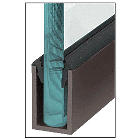 

CRL WU1P0RBSL Painted Oil Rubbed Bronze Wet Glaze 1-1/2 Deep U-Channel 120 Stock Length
