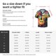 thumbnail image 5 of Fotbe World Map Guitar Illustration Camisa Estampada de Manga Corta para Hombre, Casual de Verano, Estilo Playero, Sin Arrugas-Medium, 5 of 5