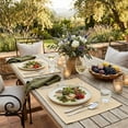 thumbnail image 3 of Sm:)e Light Brown Placemats 12 x 18 Inch Set of 4, Seasonal Washable Kitchen Dining Table Decoration for Home Party,240g（0.53lb）, 3 of 7