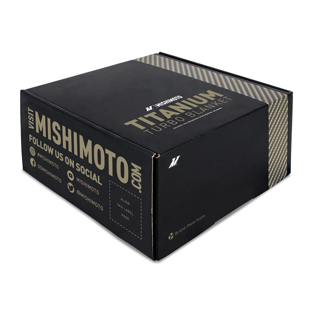 Mishimoto MMTB-MUS4-15 Titanium Turbo Blanket, Compatible With Ford Mustang EcoBoost 2015-2023
