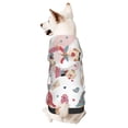 thumbnail image 1 of Fotbe Gnome With Love Letter Sudadera con Estampado para Perros Pequeños – Suéter con Capucha para Mascotas, Tela Suave de Forro Polar con Bolsillo-XX-Large, 1 of 7