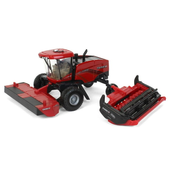 ERTL 1/64 Case IH WD2505 Windrower with RD165 Rotary Head and Sickle Bar Head 44282