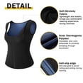 thumbnail image 6 of Lilvigor Sauna Suit Sweat Waist Trainer Slim Vest for Women Belly Fat Burning Workout Tank Top Shaper with Zipper, 6 of 7