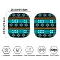thumbnail image 3 of Yuyamidu Aztec Ethnic Gemoetric Car Sun Shade for Most Auto SUV Truck Van Blue Windshield Sunshade Keep Vehicle Cool 2 Pieces Universal Window Shades for Car Accessories, 3 of 5