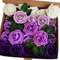 thumbnail image 1 of Rosas de espuma flor artificial ramo de rosas falsas hogar DIY decoración Gloria Rosa falsa de espuma, 1 of 9