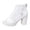 White, variant on Mesh Dressy Boots Platform High Heels Sandals for Women Ladies Sexy See Through Peep Toe Chunky Block Heeled Dress Shoes Spring Summer Fall Pink Size 6