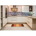 thumbnail image 6 of Ahgly Company Machine Washable Indoor Rectangle Abstract Tomato Red Area Rugs, 6' x 9', 6 of 7