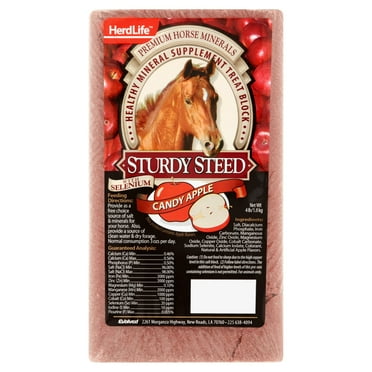 HerdLife Sturdy Steed Candy Apple Premium Horse Minerals, 4 lb