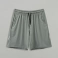 thumbnail image 2 of VBARHMQRT Men's Pajama Pants Flannel Mens Pajama Shorts Rayon Sleep Shorts Soft Comfy Pants, 2 of 4