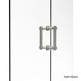 thumbnail image 1 of Allied Brass Contemporary 6-inch Back-to-back Shower Door Pull with Dotted Accent Satin Nickel, 1 of 2