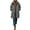 Grey, variant on Breezora Women Stand Collar Longline Puffer Coat Loose Fit Warm Winter Jacket Comfortable Cozy L Size Black