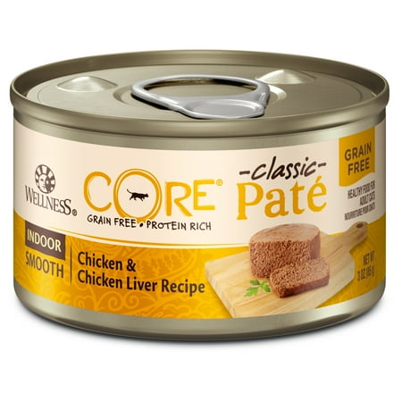 UPC: 0076344078975 | Wellness CORE Grain Free Canned Cat Food  Chicken & Chicken Liver Indoor Recipe  3 Ounces (Pack of 12)