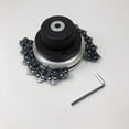 thumbnail image 3 of Universal Grass Trimmer Garden Sieto Cabeza Máquina Hardware Césped Cadena Cabeza Cabeza de Jardinería Equipo de jardinería Accesorios de herramientas de corte negro Speravity TO001198-01, 3 of 7