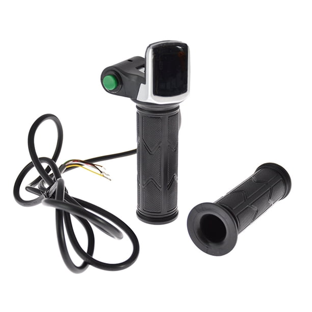 Greeniant Acelerador de bicicleta eléctrica, vehículos autoblocantes modificados, componentes de modificación de interruptor negro, accesorios de Bicicletas eléctricas 48V Greeniant OD019408-02