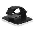 thumbnail image 3 of 100 pcs. Self Adhesive Cable Clamp Plastic Rectangular Cable Clips Cable Tie Quick Cable Wire Management Holder, 3 of 5