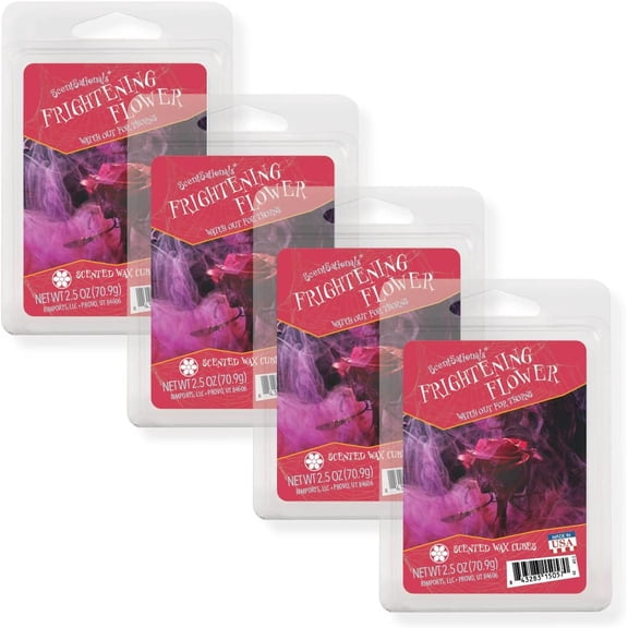 Scentsationals Wax Melts, Wax Cubes Strong Scent - Enchanted Night Collection Frightening Flower - Long Lasting Scented Melts for Warmer, 10oz (24-Cubes)