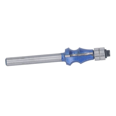 

Wood Router Bit 1/4 Shank Router Bit Edge Forming Router Bit Woodworking Milling Cutter Wood Molding Router Bit 1/4 Shank Double Bearing Milling Cutter For Woodworking Trimming
