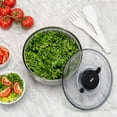 OXO Stainless Steel Salad Spinner with Locking Lid Rubber Bottom