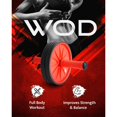 thumbnail image 2 of WOD NATION Ab Roller Wheel for Abs Workout | Abdominal Workout Wheel, Abdominal Training Wheel for Home Gym Fitness, Full Body Activation Exercise Roller, Exercise Wheel for Ab Simulation��Women, Men�, 2 of 8