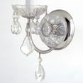 thumbnail image 4 of 3221-CH-CL-MWP Crystorama Lighting Imperial - 1 Light Wall Mount in Classic Style - 4.75 Inches Wide by 13.5 Inches High-Polished Chrome Finish-Hand, 4 of 6