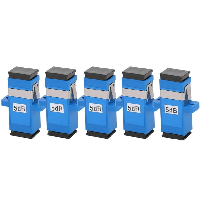 Optical Attenuator,5pcs SC UPCSC UPC5DB Optical Fiber Adapter Optical Fiber Connector Industry-Leading Standards