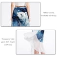 thumbnail image 2 of Polar Bear Stylish Chiffon Summer Beach Dresses for Women, 2 of 6