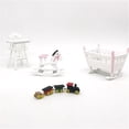 thumbnail image 4 of Chaise Miniature Interactive pour la Maison et Meubles de Salon pour Maison de Poupée, Jeu de Rôle, Chambre d'Enfant, Accessoires Ménagers Réalistes, 4 of 6