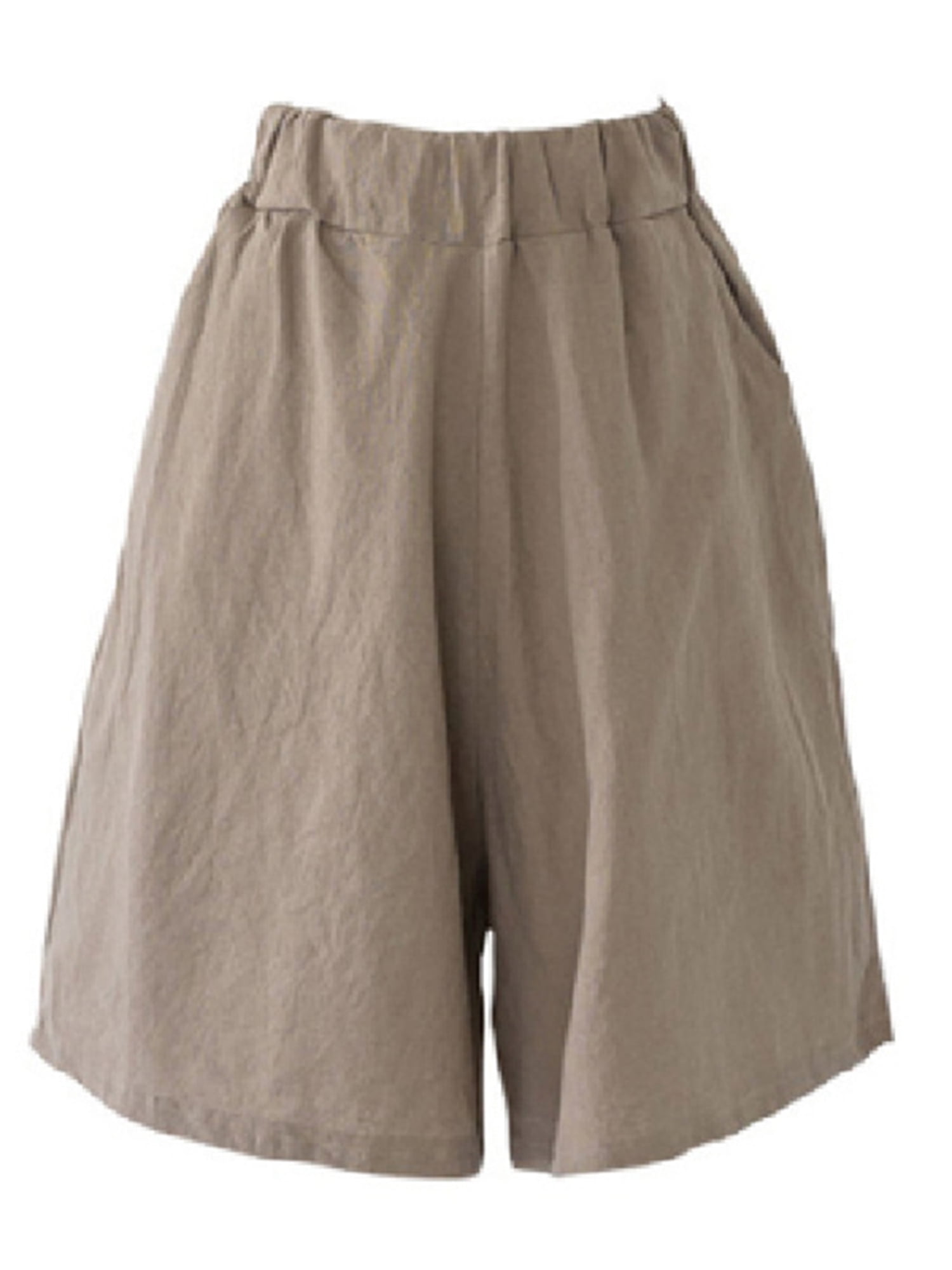 Capreze Summer Short Pants Women Lounge Beach Shorts Casual Cotton ...