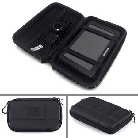 niceeshop Black Universal EVA PU Hard Case Cover for 5.2 Inch TomTom Garmin GPS