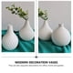 thumbnail image 3 of EeaseMX Juego de 3 jarrones decorativos modernos (blancos), 3 of 8