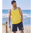 thumbnail image 3 of Atlas For Men - Bermudas Verano para Hombre - Pack de 2 (Amarillo, Azul Marino), 3 of 4