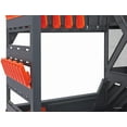 thumbnail image 5 of NERF Blaster Rack - Storage Unit with Shelf, Hooks, and Drawer for Blasters plus Accessories, 5 of 7