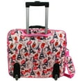 thumbnail image 2 of World Traveler Rolling 17-inch Laptop Case - Paris Pink, 2 of 3