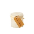 thumbnail image 3 of Vance Kitira 4.25" Melon White Timber Pillar Candle ,Scentless, Clean-Burning, Environmental Friendly, 3 of 5