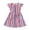 z-Blue5824, variant on Girls Kids Lemon Print Dress Ruffle Sleeve Crewneck Flared Skirt Casual Summer Dress For Daily Wear Stylish Dress