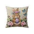 thumbnail image 2 of Fridja Sales Pillowcase Rabbits Short Lint Material Easter Ambiance Decoration Living Room Bedroom Sofa Pillowcase, 2 of 6