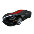 thumbnail image 2 of C6 Corvette Indoor/Outdoor Car Cover - Ultraguard Plus 300 Denier for 2005-2013 Base, Z51, Grand Sport, Z06, ZR1 Black with Red Stripes, 2 of 7