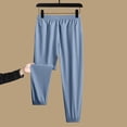 thumbnail image 4 of Lightweight Stretch Jogger Pants for Women Summer Elastic Waist Quick Dry Breathable Outdoor Athletic Casual Trousers 2026 Blue XL, 4 of 7
