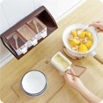 thumbnail image 3 of 4 Compartments Seasoning Storage Box Multipurpose Easy to Clean Spice Jar Seasoning Container with Lid for Home Kitchen Restaurant, 3 of 9
