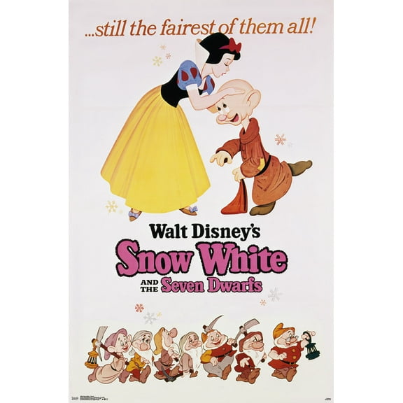 Disney Snow White and the Seven Dwarfs - Still the Fairest One Sheet Wall Poster, 22.375" x 34"