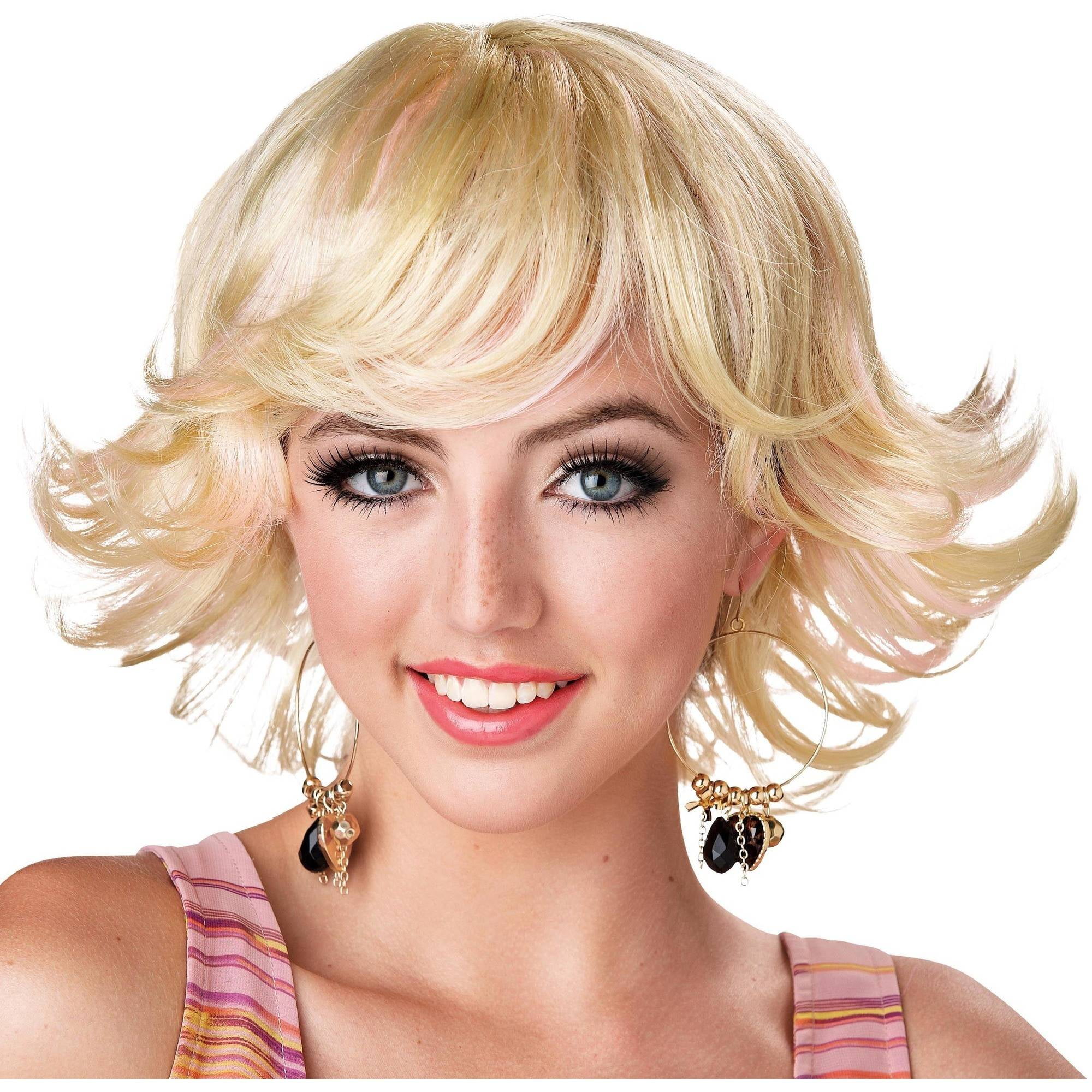 Flipped Out Feathered '70S Blonde Wig Halloween Costume Accessory -  Walmart.com