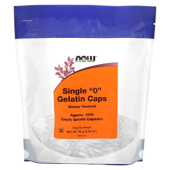 Now Foods Gelatin Caps 0 1000 Capsule