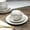Rustic White, variant on 16-Piece Stoneware Dinnerware Set - Service for 4, Ceramic Plates and Bowls Sets, Chip Resistant, Rustic Dishware, Microwave & Dishwasher Safe Kitchen Dishes
