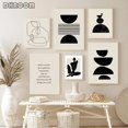 thumbnail image 3 of Póster de arte de pared bohemio abstracto, pinturas de lienzo Boho en la pared, imagen para sala de estar, pintura Interior, decoración de la habitación, 3 of 4
